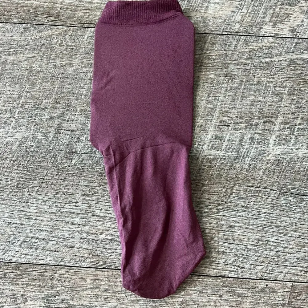 J. Crew Mulberry Plum Stretchy Opaque Tight Anklets Ankle Socks Womens NWOT